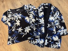 Navy floral blouse for sale  LINCOLN