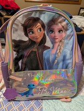 Mochila Disney Frozen 16" Think Magic Be Magic roxa rosa, usado comprar usado  Enviando para Brazil