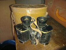 Antique binoculars leather for sale  LEEDS