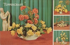 Arranjador de flores Tuppercraft - Cartão postal publicitário de revendedor Tupperware antigo, usado comprar usado  Enviando para Brazil