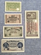 Banconote reichsmark occupazio usato  Genova