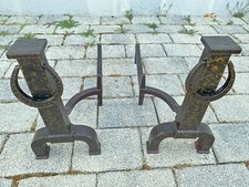 Vintage Wrought Iron Andirons/Firedogs - Arts & Crafts - E02 comprar usado Vintage Wrought Iron Andirons/Firedogs - Arts & Crafts - E02 comprar usado  Enviando para Brazil