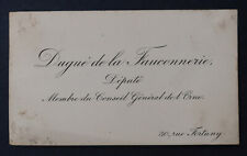 Carte visite noblesse d'occasion  Nantes-