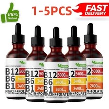 Witamina B12 i B6 Płynne krople, podjęzykowy kompleks B12 - B12 5000mcg 60ml na sprzedaż  Wysyłka do Poland