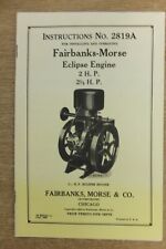 Fairbanks morse eclipse for sale  BRIDPORT