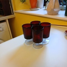 Luminarc ruby red for sale  ST. LEONARDS-ON-SEA