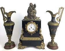 Pendule statue bronze d'occasion  Nemours