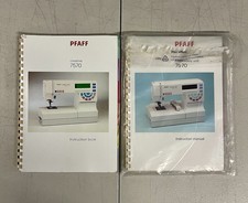 Unidade de bordado e máquina de costura Pfaff genuína 7570 manual de instruções comprar usado  Enviando para Brazil