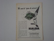 Advertising pubblicità 1956 usato  Salerno