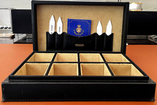 Fabergé black leather for sale  CHISLEHURST