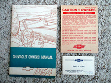 1954 chevrolet factory for sale  Canfield
