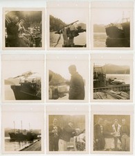 Trabalhadores baleeiros lm48 British Columbia com arma de arpão / NOVE fotos anos 1950-60 comprar usado  Enviando para Brazil