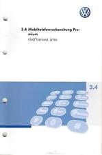 VW   Mobiltelefonvorbereitung   Premium  Golf Variant  Jetta 2009  Handbuch   RN comprar usado  Enviando para Brazil