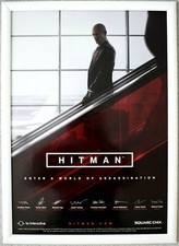 Pôster promocional Hitman RARO PS4 PC XBOX ONE 42cm x 59cm comprar usado  Enviando para Brazil