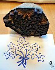 Blaudruck holzstempel textilst gebraucht kaufen  Münster