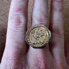 9ct gold george for sale  LEVEN