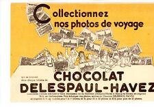 Buvard chocolat delespaul d'occasion  Cérences