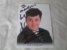 Joe pasquale autographed for sale  CARDIFF