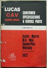 Lucas cav girling for sale  LEICESTER