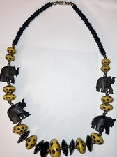 Vtg wooden necklace for sale  Johnstown