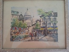 Vintage watercolour print for sale  BOGNOR REGIS