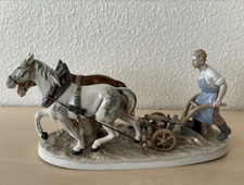 Porzellanfigur bauer pferden gebraucht kaufen  Langenfeld (Rheinland)