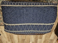 Par de roupa de cama King Size acolchoada azul marinho e branco King Sham , usado comprar usado Par de roupa de cama King Size acolchoada azul marinho e branco King Sham , usado comprar usado  Enviando para Brazil