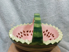 Ceramic watermelon basket for sale  Chambersburg