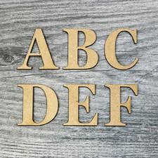 CARTAS MDF DE MADEIRA GRANDES E PEQUENAS, fonte Georgia até 80cm corte a laser de alta qualidade comprar usado  Enviando para Brazil