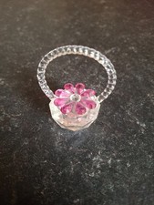 Crystal ornament flower for sale  READING
