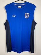 Usado, Camiseta Umbro England sem mangas azul tamanho G sob medida na Inglaterra comprar usado  Enviando para Brazil