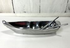 HERMOSA BANDEJA NÁUTICA ST. CROIX KINDWER 13" ALUMINIO PARA SERVIDOR BARCO CON 2 REMOS segunda mano  Embacar hacia Argentina