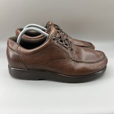 Oxfords casuais masculinos Sas Bout Time tamanho 11 WW couro marrom seixo parte superior baixa comprar usado  Enviando para Brazil