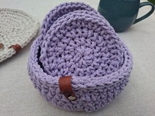 Handmade crochet coaster for sale  PAISLEY