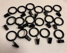 Black curtain rings for sale  Galena