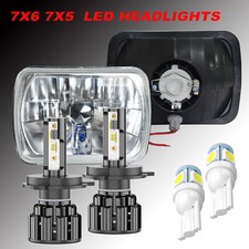 Par de faróis de LED 5x7 7x6 aprovados pelo DOT com H4 para Ford F650 F750 L9000 F 250 comprar usado  Enviando para Brazil