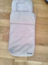 Babzee beige footmuff for sale  MILTON KEYNES