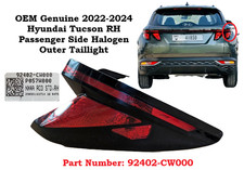 Lanterna traseira externa halogênio lateral direita Hyundai Tucson fabricante de equipamento original 22-24 92402-CW000 comprar usado  Enviando para Brazil