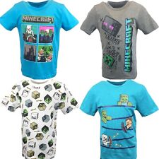 Camiseta masculina infantil MINECRAFT CREEPER ENDERMAN GAMER IDADES 3-14 ANOS comprar usado  Enviando para Brazil