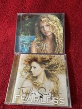 Taylor Swift 2 CD Lot  Fearless  & Self Titled enhanced comprar usado  Enviando para Brazil