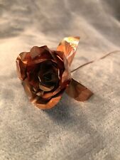 Handmade copper rose for sale  CHESTERFIELD