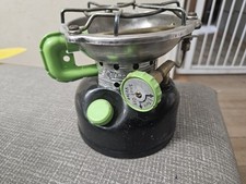 Antigo fogão de acampamento Coleman 502 queimador único, 1971. Precisa de vedação de bomba. comprar usado  Enviando para Brazil