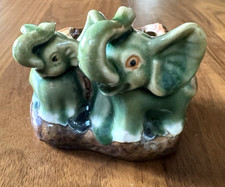 Vintage majolica elephant for sale  Bloomingdale