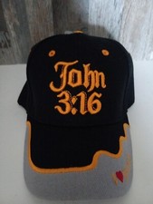 Usado,  Boné JOHN 3:16 I LOVE JESUS CHRISTIAN PRETO Z-10 comprar usado  Enviando para Brazil
