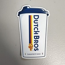 Adesivo de café Dutch Bros grande abertura 2020 clássico logotipo xícara quente tampa azul fosco comprar usado Adesivo de café Dutch Bros grande abertura 2020 clássico logotipo xícara quente tampa azul fosco comprar usado  Enviando para Brazil