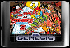 Streets of Rage 2 The Simpsons Edition jogo para Sega Genesis NTSC-U/C EUA Canadá comprar usado  Enviando para Brazil