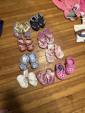 Lote de 9 Sandálias Sapatos Bebê Infantil Menina Sapatos Clássicos de Verão Rosa Roxo Azul comprar usado  Enviando para Brazil