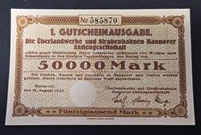 Notgeld 50000 mark gebraucht kaufen  Rees