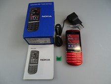 Nokia Asha 300 czerwona! Bez simlocka! DOSKONAŁY STAN! Bez zarzutu! Rzadkość! Oryginalne opakowanie! na sprzedaż  Wysyłka do Poland