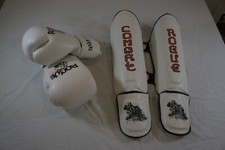 Rogue 16 oz. luvas muay thai e caneleiras L - LIGEIRAMENTE USADAS - BASICAMENTE NOVAS comprar usado  Enviando para Brazil